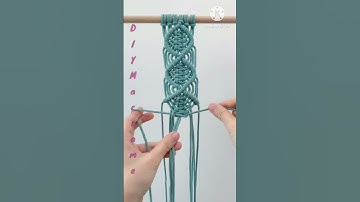 Best dimond pattern tutorial / macrame dimond