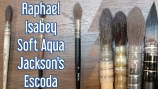 Best Watercolor Mop - Raphael Vs Isabey Vs Escoda Vs Jackson's