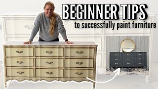 Furniture Flipping for Beginners | Everything You Need to Know to Paint Furniture!