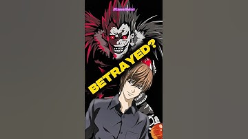 Why did RYUK Write Light’s Name in the Death Note? #anime #shorts