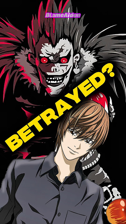 Why did RYUK Write Light’s Name in the Death Note? #anime #shorts