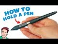 How to Hold a Drawing Tablet Pen