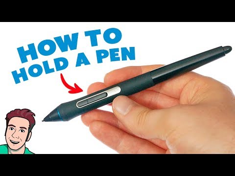 How to Hold a Drawing Tablet Pen