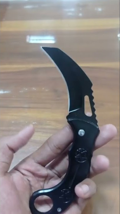 PISAU SAKU KECIL MINI LIPAT MODEL KARAMBIT CAMPING TACTICAL