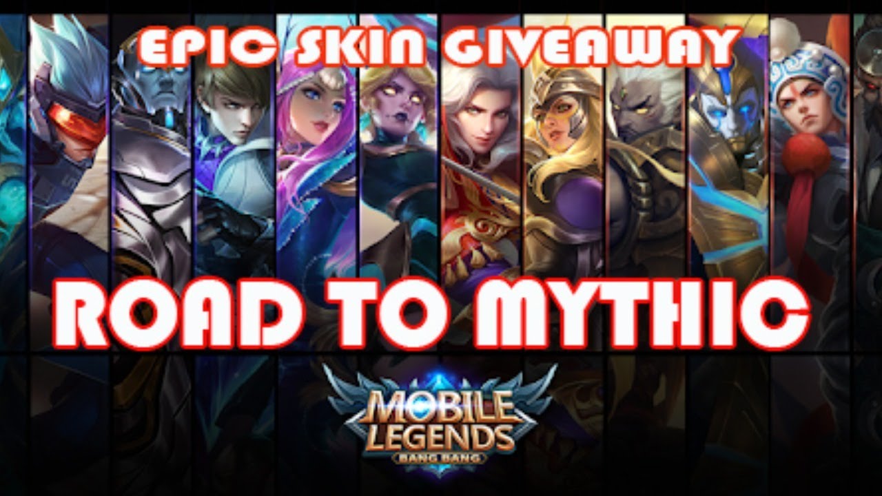 PLAYING MOBILE LEGENDS + EPIC SKIN GIVEAWAY - YouTube