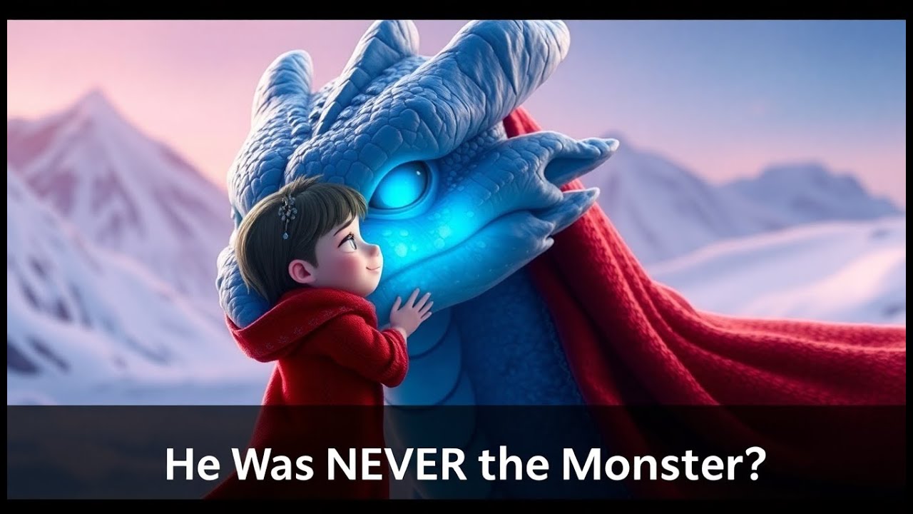 The Ice Dragon's Gift ❄️🐉 Magical Bedtime Story for Kids | English Fairy Tales | Winter Fantasy