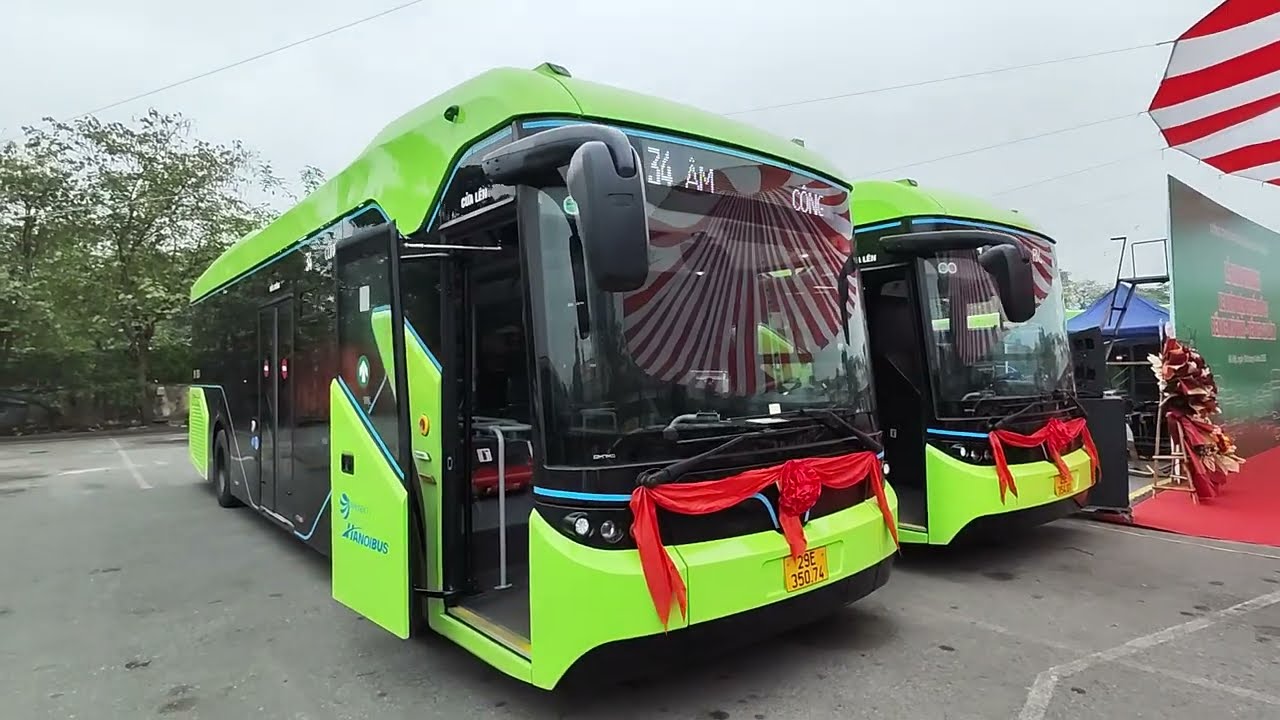 Xem trước xe buýt điện VinFast Greenbus 10M để chiểu nay chạy luôn