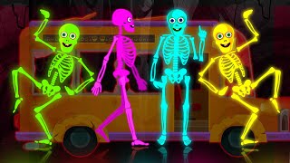 Midnight Magic - Five Skeletons In Middle Of The Night | Spooky Song | Nursery Rhyme Street