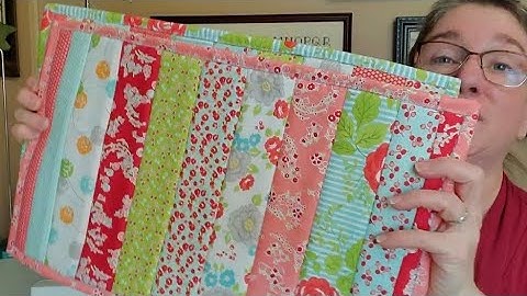 Tutorial: Dollar Tree Dish Dry Mat & a Jelly Roll makes a Super Cute Custom Mat. 😍