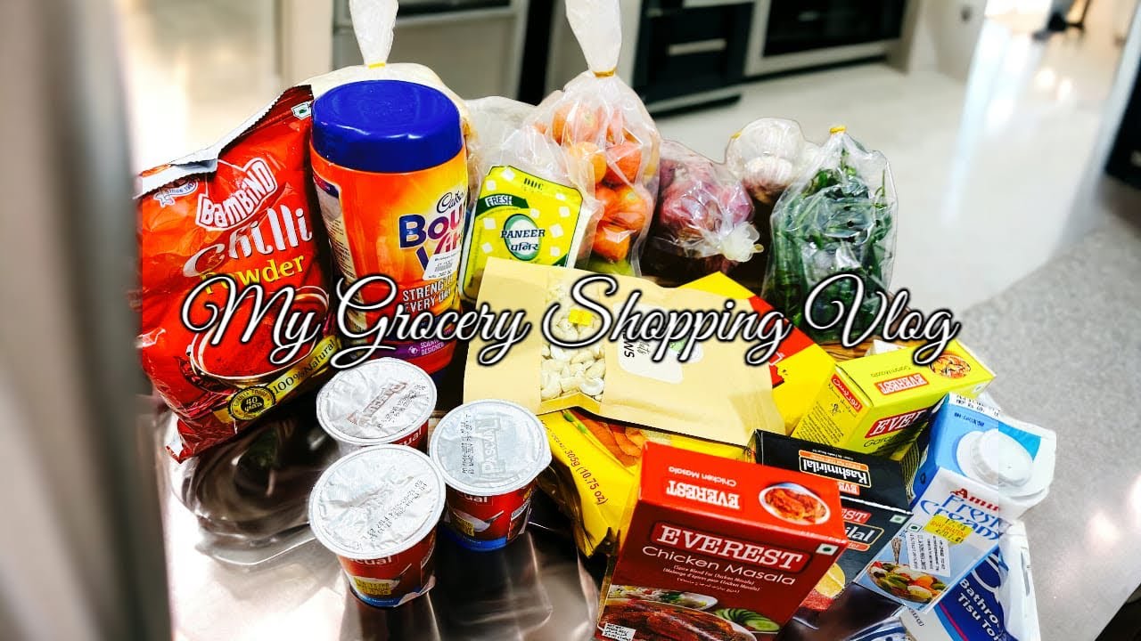 Vlog7grocery shopping haulliving alone diaries YouTube