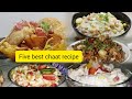 5 easy chaat recipes to make at home| chaat recipe| iftar special by fork and flame