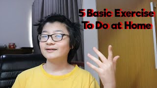5 Basic Exercise To Do at Home | Kevin Kahuni