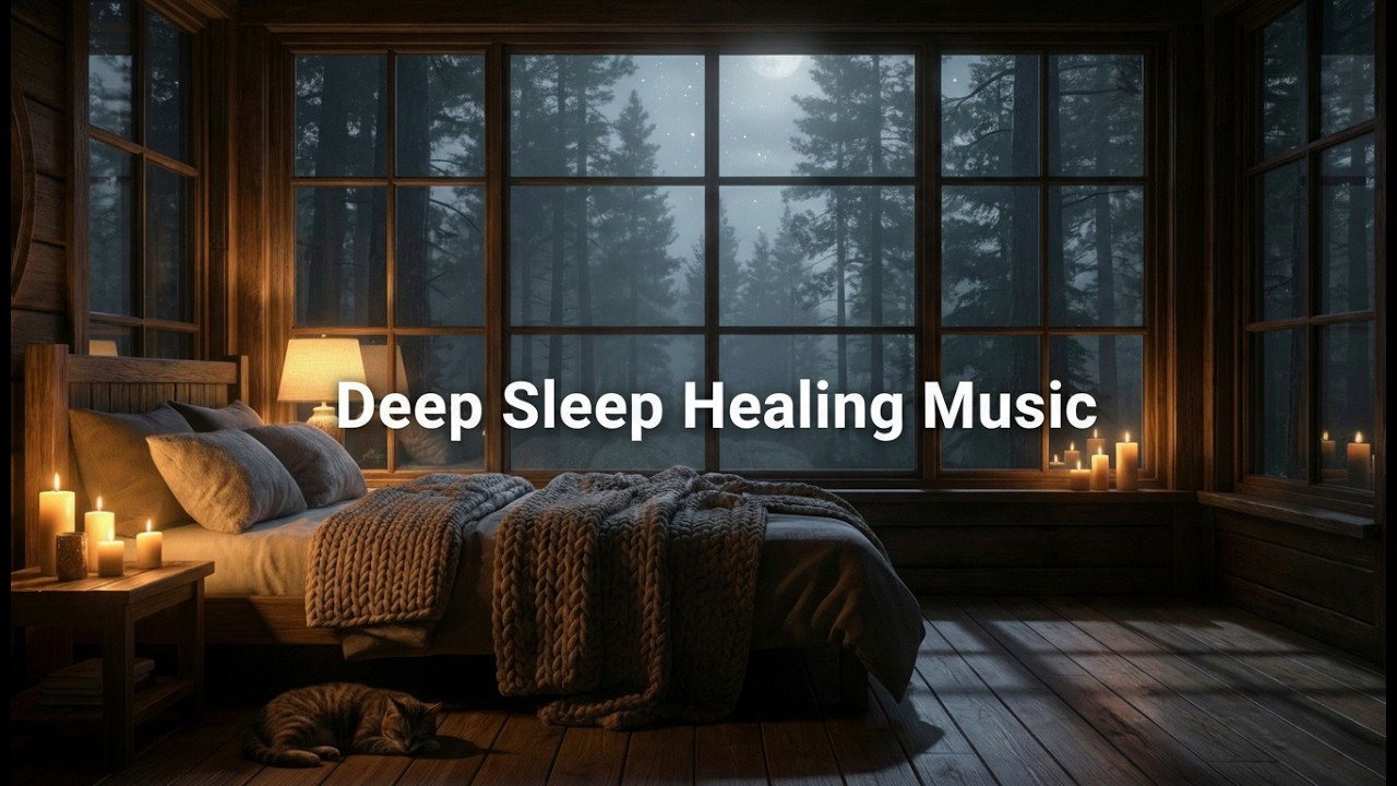 Sleep Meditation Sounds for Stress Relief, Anxiety Calm and Restful Night Recovery