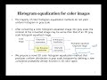 Explanation of Color histogram equalization (Digital Image Processing)