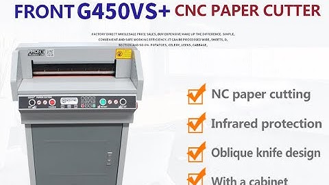 FRONT G450VS+ 450mm Paper Cutter Machine,  Automatic digital paper cutter