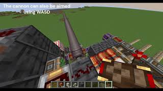 Big cannon with Create Big Cannons in Minecraft!