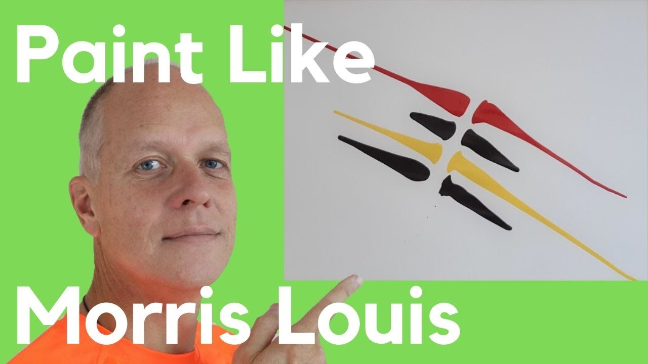 Paint like Morris Louis - Positive and negative space in art - YouTube