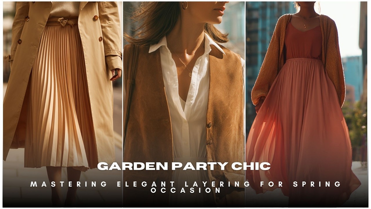 🥂 Garden Party Chic 🌸 Mastering Elegant Layering for Spring Occasions