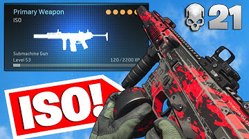 the *NEW* ISO SMG in WARZONE! is it GOOD?! BEST ISO CLASS SETUP! 21 KILL GAMEPLAY! (MODERN WARFARE)