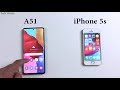 SAMSUNG A51 vs iPhone 5s | Speed Test Comparison