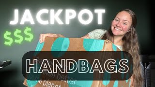 Amazing ThredUP handbags unboxing - 15 bags to resell on Poshmark