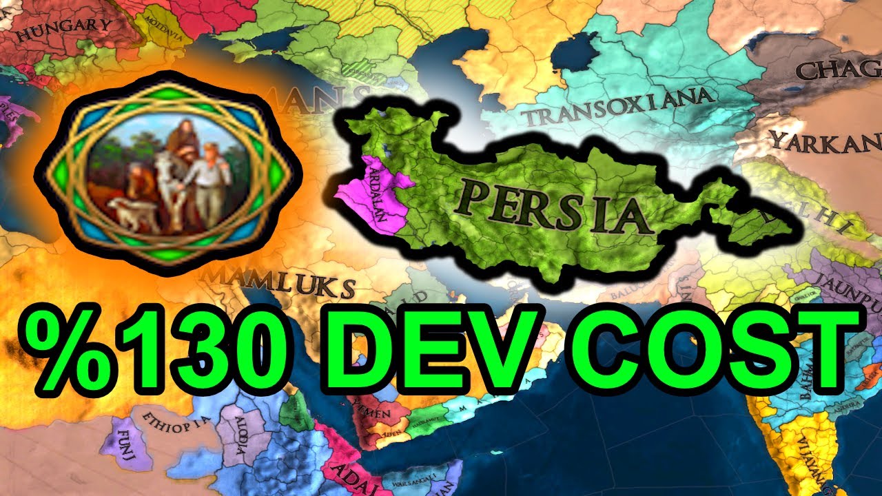 %130 DEV COST !!!! - Europa Universalis 4 Domination Pers