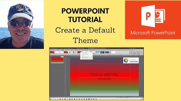 This video explains how to create a default Theme in Microsoft PowerPoint