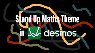 Stand Up Maths Theme in Desmos!