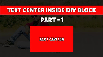 Text Center Inside Div Block Part-1 Using Table Property Created By VRP Tutorials