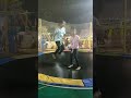 Shweta  diksha jumping on trampoline