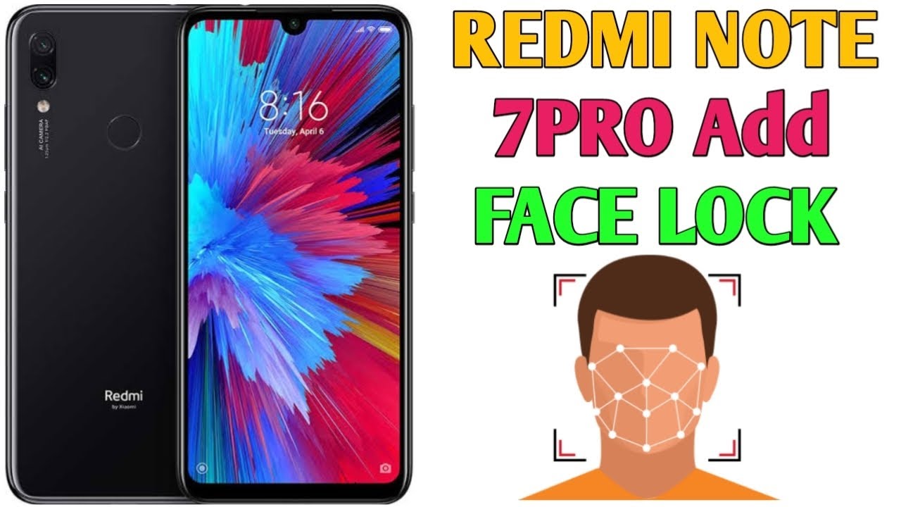 How to add mi Redmi note7pro face lock easy and simple trick pin/password/pattern|Tadrish info tech|