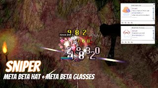Ragnarok Online MSP Sniper Level Up Milestone Meta Beta Hat and Meta Beta Glasse