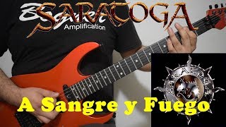 Saratoga - A Sangre y Fuego - Cover | Dannyrock