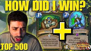 Companion Hunter can beat ANYTHING | Top 500 Hearthstone Cataclysm