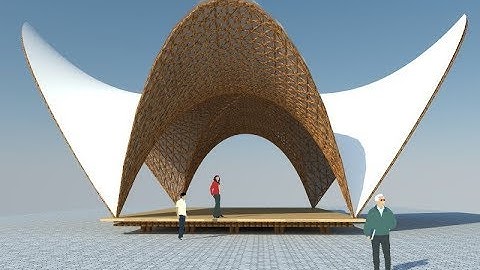 Hyperbamboo en SketchUp con Soap Bubble - JHS Powerbar