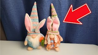 Easter Gnome Bunny Faceless Doll Decoration | 2PCS Handmade Easter Gnomes #review