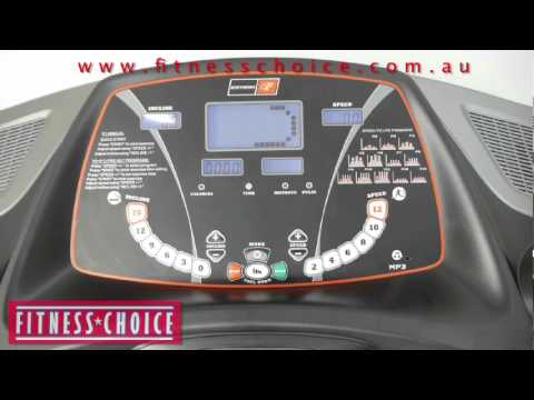 Bodyworx JBW9400 Treadmill Console Tutorial - Fitness Choice