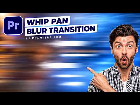 How to Create Horizontal Whip Pan Blur Transition in Premiere Pro 2026 | Smooth Transition Tutorial