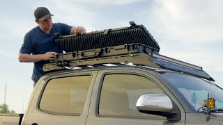 Mount a Pelican Case on a Prinsu Roof Rack on the Toyota Tacoma