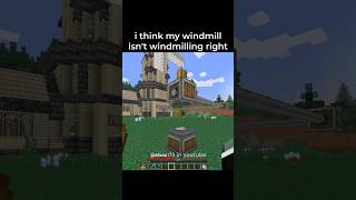 Windmill is CREATEd by attaching sails to the front of the bearing in Minecraft Create Mod