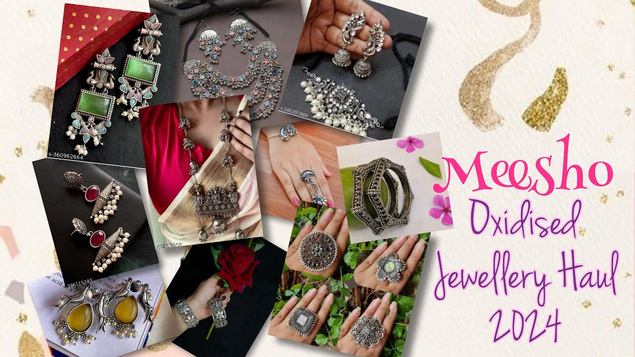 Meesho affordable jewellery haul |OxidisedJewellery|dailywear partywear aesthetic jewellery under275
