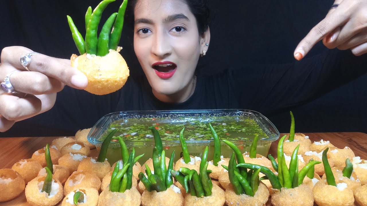 SPICY PANIPURI CHALLENGE | PANIPURI EATING CHALLENGE | INDIAN STREET FOOD | EATING VERY SPICY FOOD