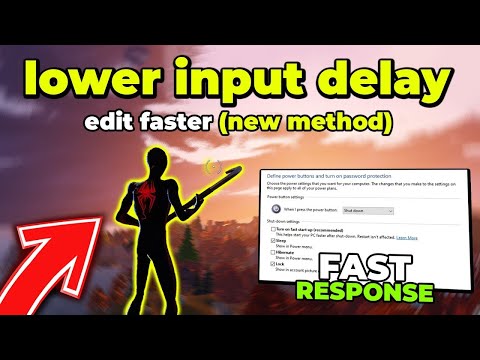 How to Get LOWER INPUT LAG in Fortnite! (Fast Response & Zero Delay)