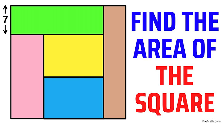 How do i find the area of a square