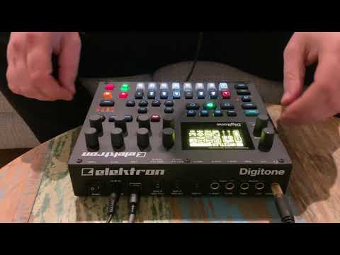 Jedilicious - Digitone Early Hardcore/Gabber Jam (weird ending...)