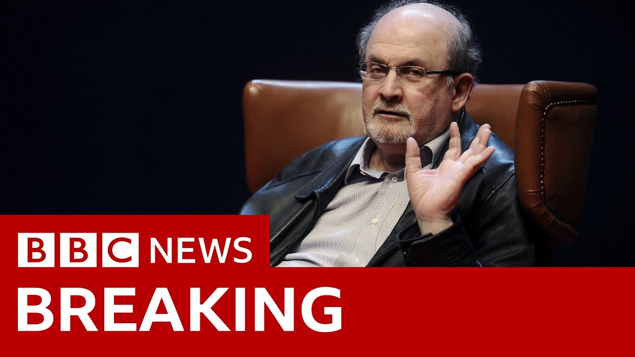 Novelist Salman Rushdie stabbed on stage – BBC News