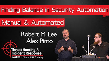 Finding the Balance in Security Automation - SANS Threat Hunting Summit 2018