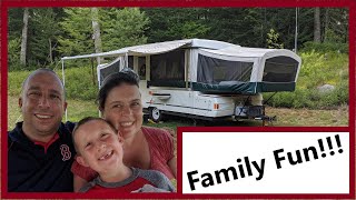 Our First Camper! Coleman Utah Pop Up Camper  Overview, Tour and Updates