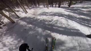 Skiing an Unnamed run at Breckenridge