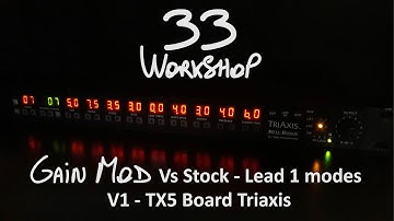 Mesa Boogie Triaxis V1 - TX5 Board - Gain Mod Rectifier Vs Stock